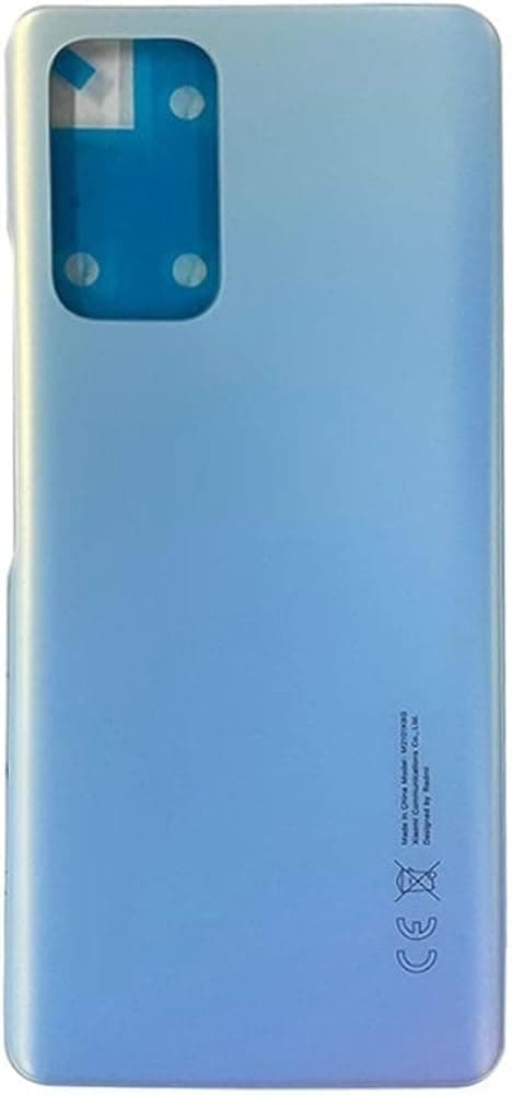 (REOTEL) Back Door Body Panel Back Panel for Xiaomi Mi Redmi Note 10 Pro/Redmi Note 10 Pro Max - Glacial Blue (Glossy)