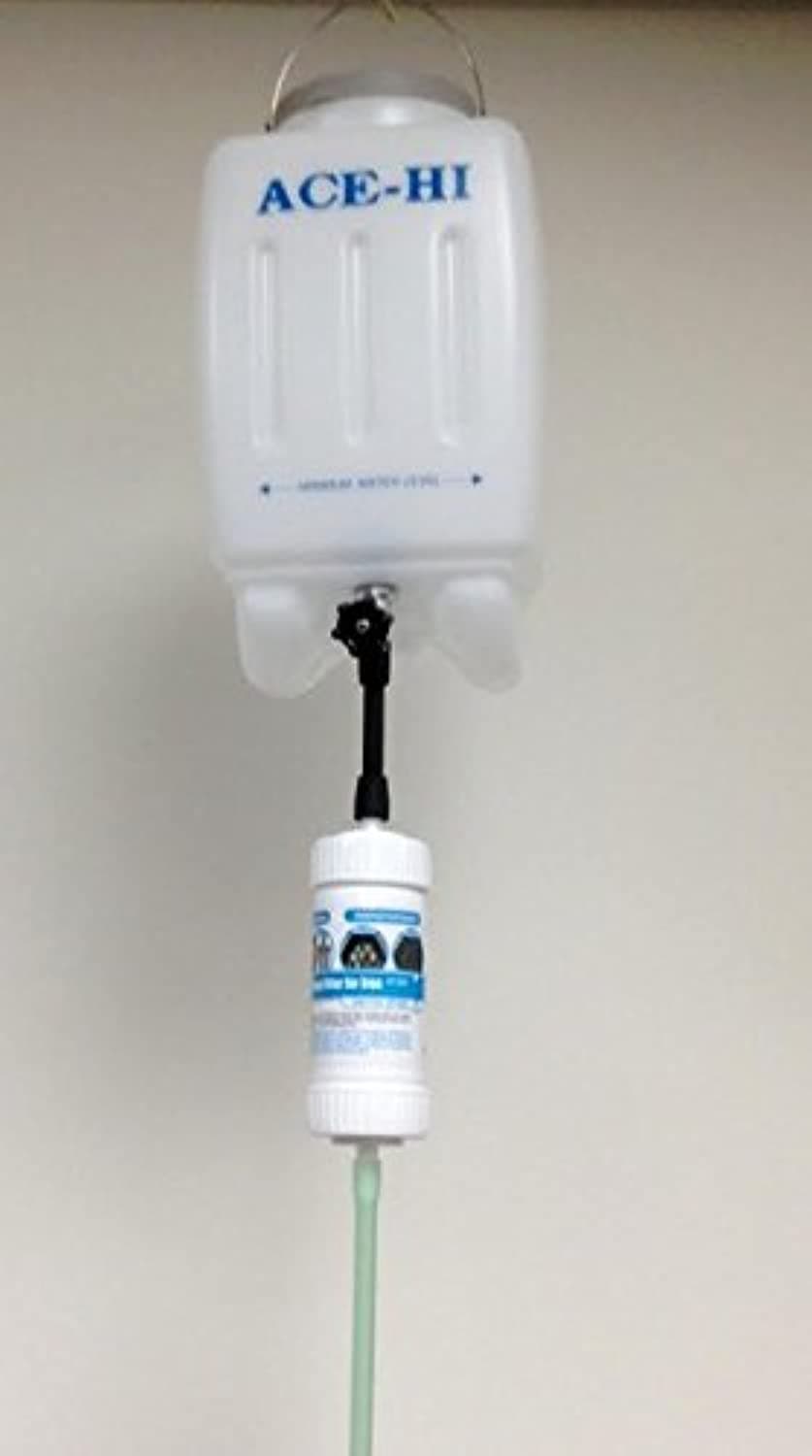 Water Filter Demineralizer for Gravity Feed Bottle Steam Ironing Systems