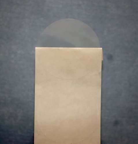 Clear Round Labels on Rolls 2" with Permanent Adhesive 500Pcs