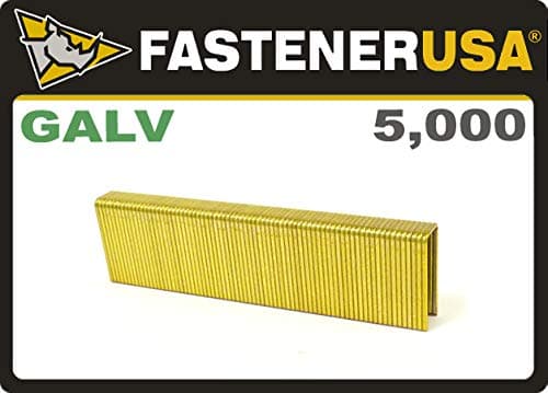 M13- 1" For Senco M Series Galvanized Staples 3/8" Crown 18 Gauge 5000/Box