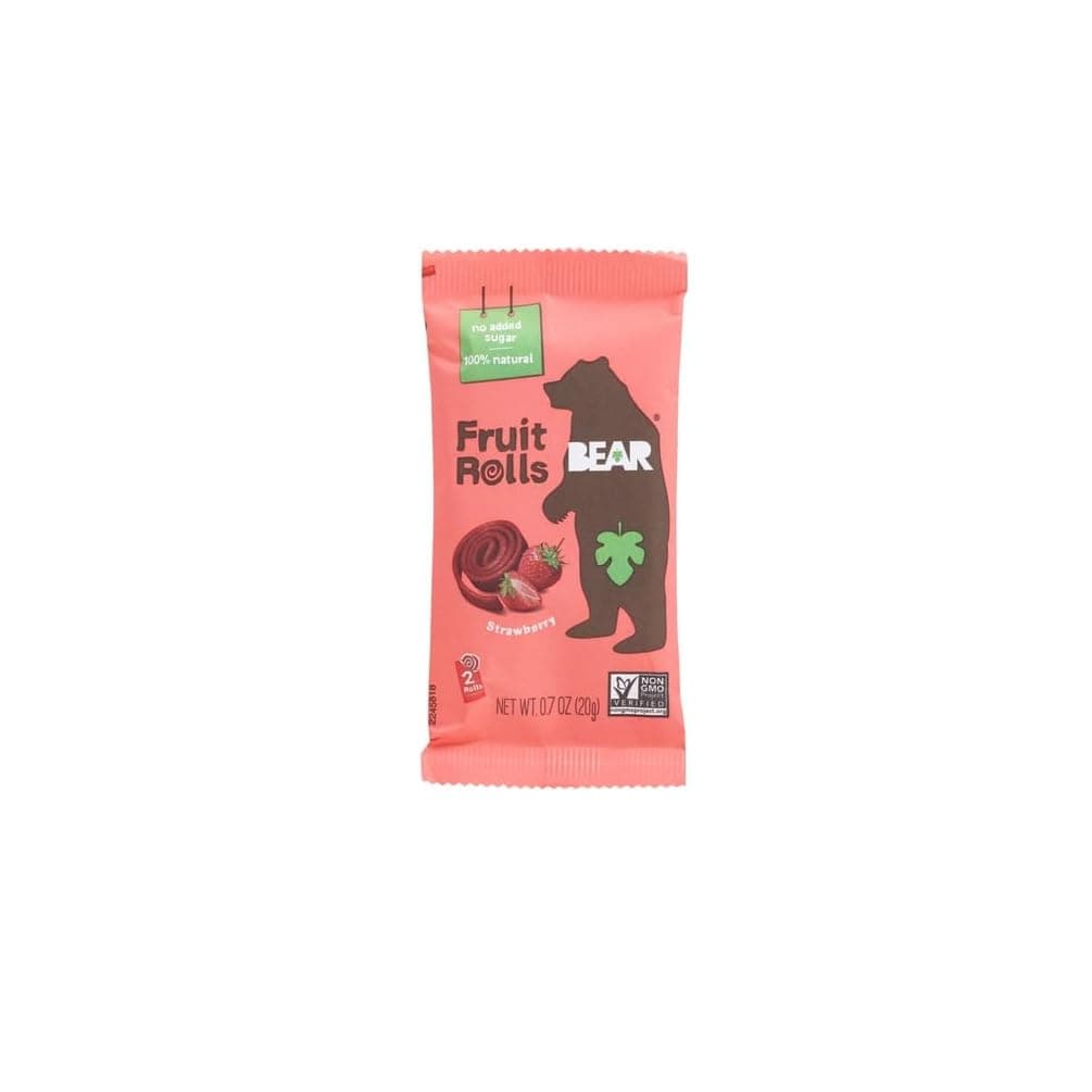 Bear Apple-Pear Strawberry Fruit Rolls, 0.7 oz