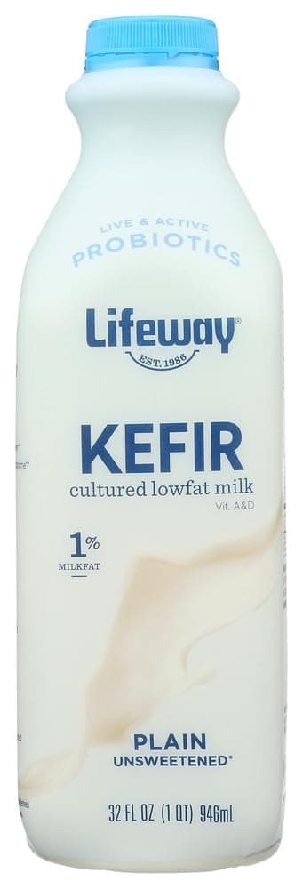 Lifeway Probiotic Low Fat Plain Kefir, 32 Ounce -- 6 per case.