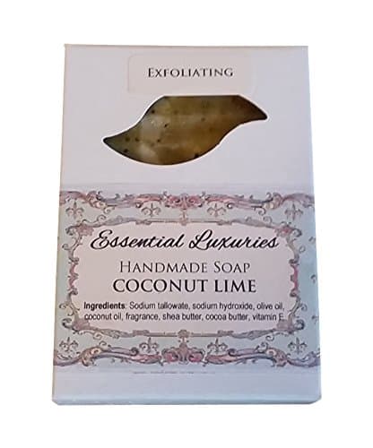 Coconut Lime Soap - Exfoliating - Poppy Seed
