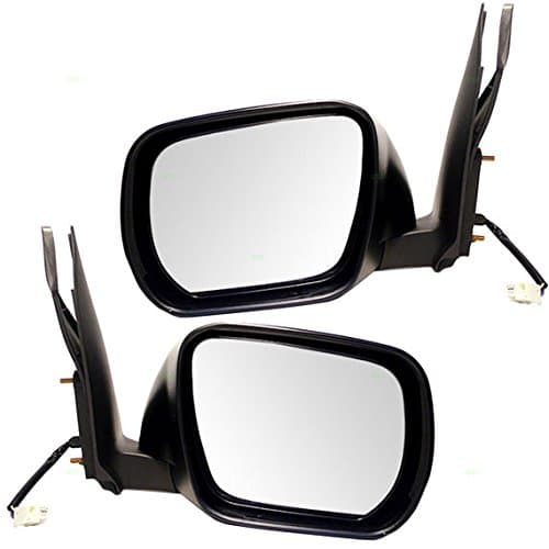 Brock Replacement Driver and Passenger Power Side View Mirrors Heated Compatible with 2006-2013 Grand Vitara SUV 84702-65J40-ZJ3 84701-65J40-ZJ3