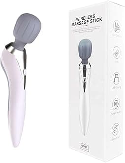 OFAK Handheld Body Back Massager - Rechargeable Muscle Relaxation Device with 11 Massage Patterns, 5 Levels, Waterproof Design for Back, Neck & Full Body Relief