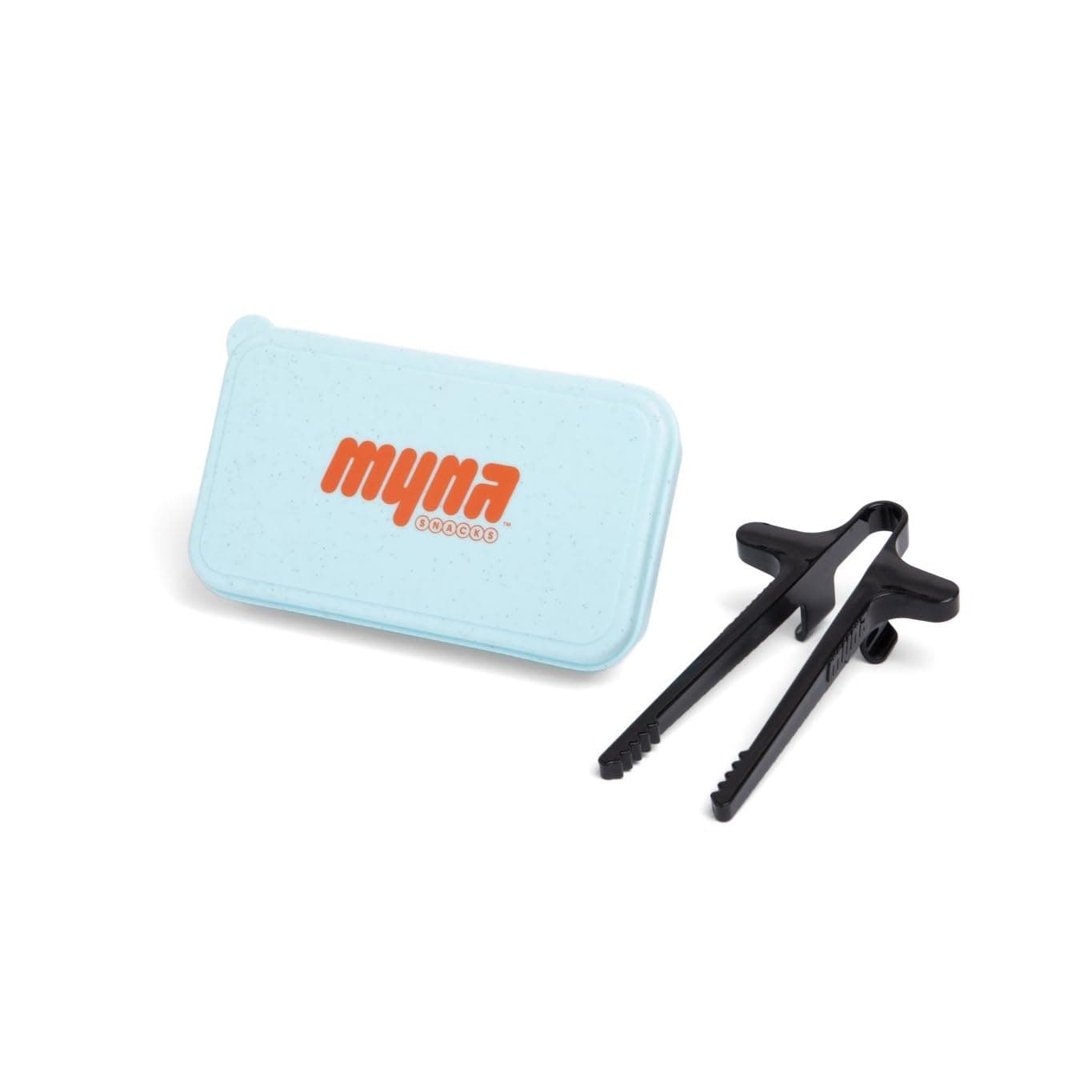 Myna Snack Grabber - Finger Chopsticks for Clean Hands when Snacking, Includes Case - BPA Free