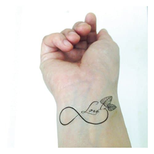 Infinity Love Loop, Temporary Tattoo, Tattoo, Body Tattoo