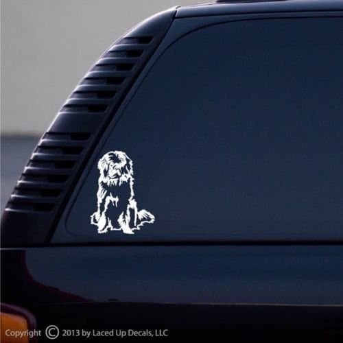 Newfoundland Dog vinyl decal small