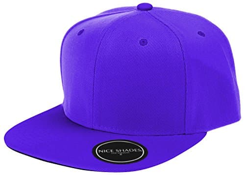 Nice Shades Plain Adjustable Snapback Hats Caps (Many Colors)