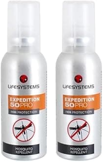 Lifesystems Insect Repellent Expedition Pro DEET Pump Spray | Repels Mosquitoes, Midges, Ticks and Other Biting Insects | Up to 7hrs Protection, Ideal for Any Destination Including Jungle Tropics