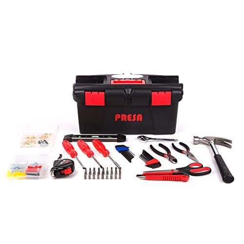 Presa Homeowner's Tool Kit Set with 150 Pieces - Including Assorted Hanging Hardware by Presa