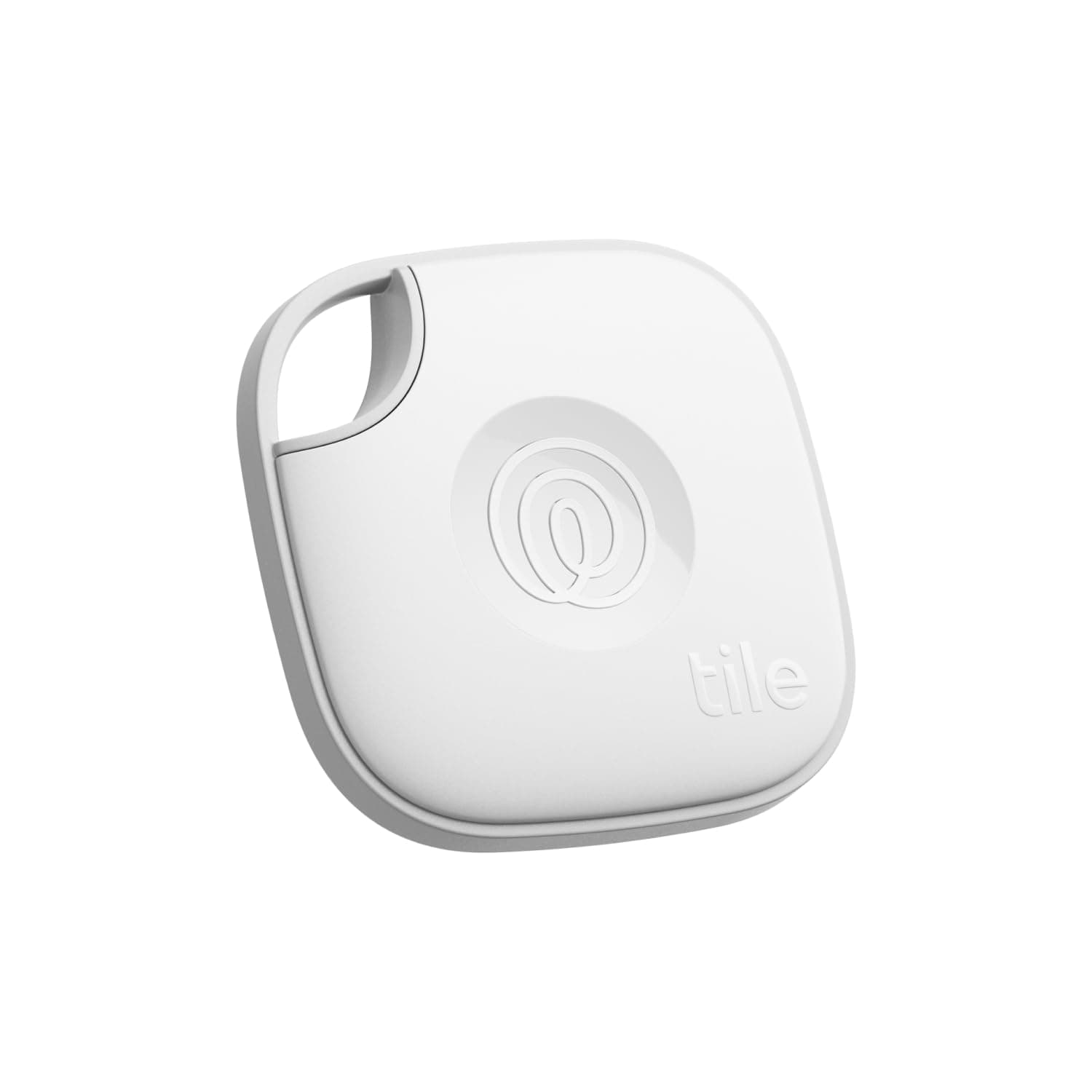 Tile by Life360 Mate - Bluetooth Tracker, Keys Finder and Item Locator for Keys, Bags and More. Phone Finder, Both iOS and Android Compatible, Pack of 1 (White)