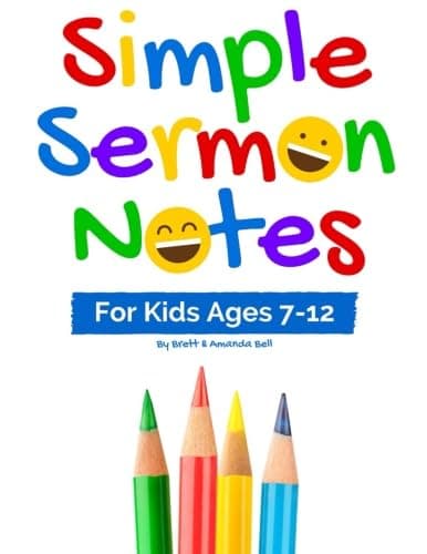 Simple Sermon Notes: For Kids Ages 7-12 Paperback – May 24, 2016