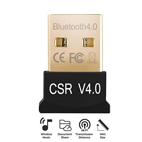 USB Bluetooth 4.0 Adapter Dongle for PC Laptop Computer Desktop Stereo Music Skype Call Keyboard Mouse Support All Windows XP Vista 7 8 Win 10