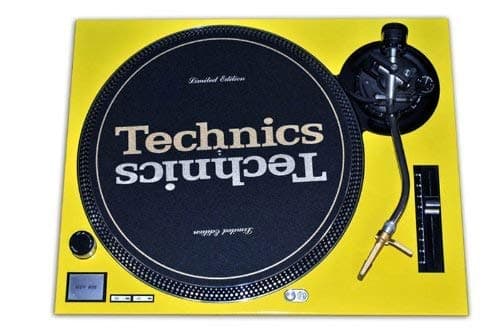 Technics Yellow Face Plate for Technics SL-1200 / SL-1210 MK2 Turntables