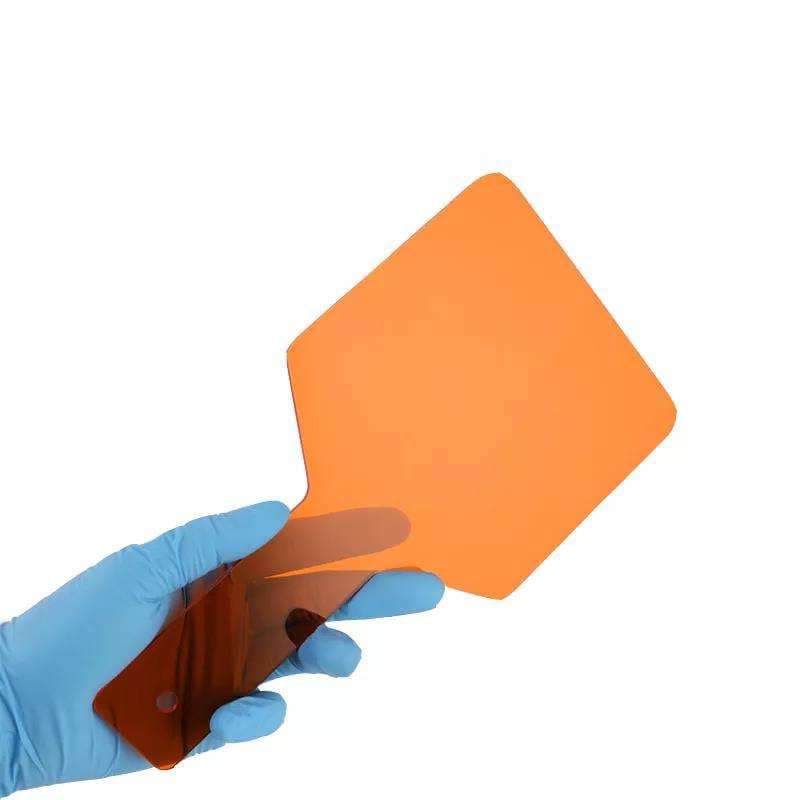 Baffle LED Light Shield Handheld Orange Eye Protection Plate Eye Care