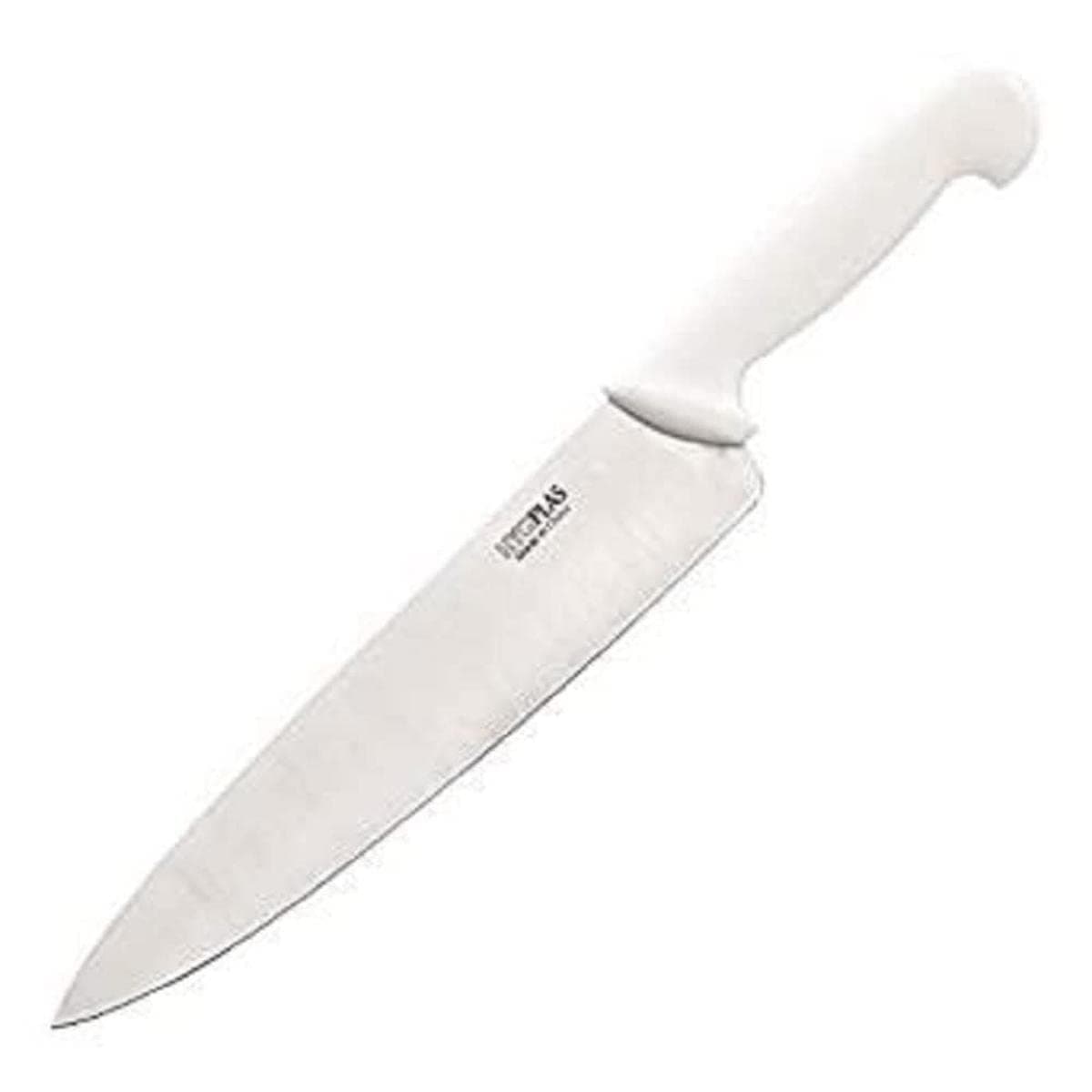 Colour-Coded Chef's Knife 25.5cm / 10 inch Blade Professional Grade | White for Dairy | Weight: 200 grams | C879