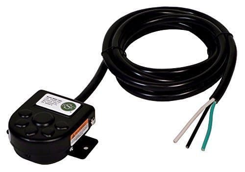 SSC Controls B850-1502 Foot Switch with Mounting Plate, Momentary, Single Pedal, 8-ft Cable with Leads, Made in USA