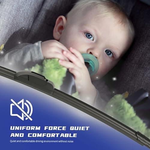 Windshield Car Wiper Blades Compatibility With Ameo (Model : 2015-2019), Ameo Wiper Blades - Set of 2Pc (D-24,P-16)