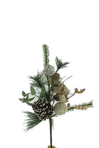 Renaissance 2000 Pine Cone/Ball Spray, 16-Inch