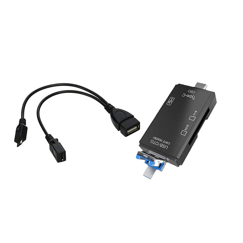 Memory Expansion Kit, Compatible with Fire TV Stick, FireStick 4K, Toshiba Samsung TV, 3-in-1 SD Card Reader, File Transfer, OTG Cable for Firesticks, Media Devices, Micro SD