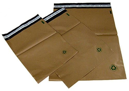 Bubblefast! Brand 7.5'' x 10.5'' Unlined Biodegradable Self-Seal Poly Mailing Bags, Pack of 100