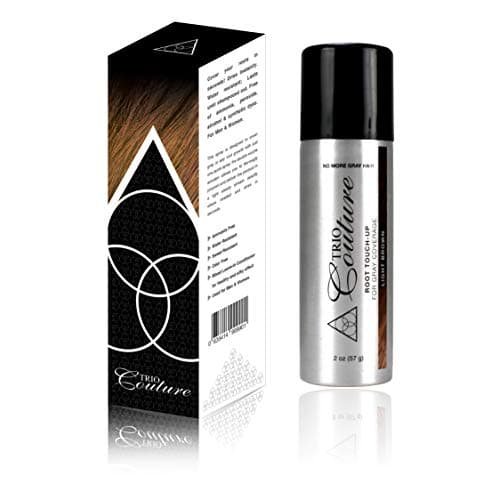 Hair Root Touch Up - Gray Concealer Spray, 2 oz (Light Brown)