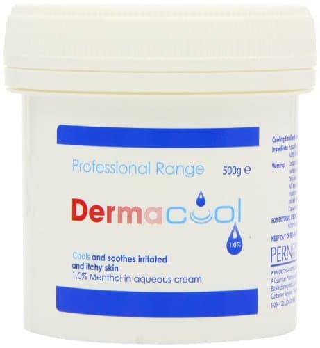 Dermacool 1% Menthol in Aqueous Cream 500g by Dermacool
