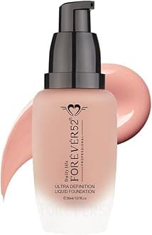 Ultra Definition Liquid Foundation | 24H Wear, Medium to Full Coverage, Long Lasting, Anti-Aging, Satin Finish| All skin type - Milk Cake (FLF005) 30ml