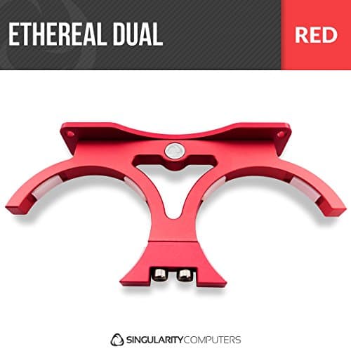 Singularity Computers Ethereal Reservoir Mount, Dual, Red