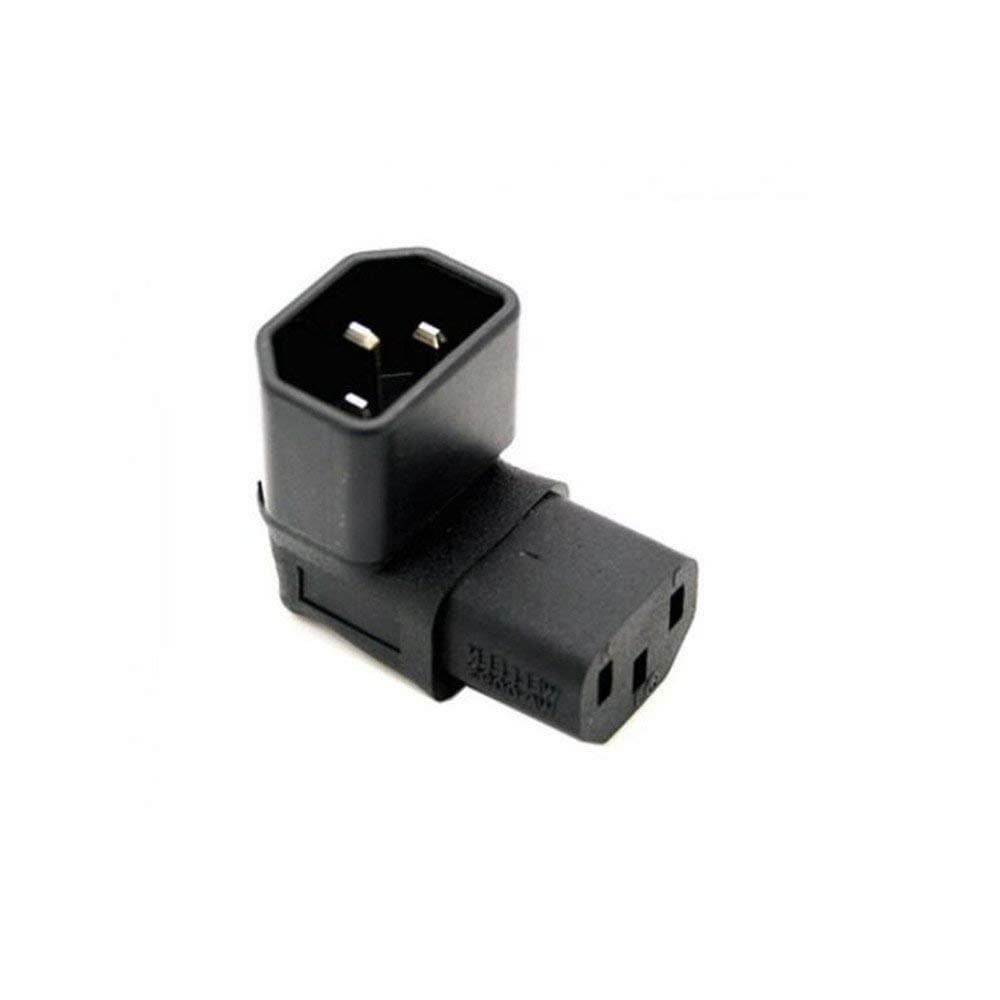 IEC C14 TO C13 Power Adapter 10A PDU PLUG/SOCKET 90 DEGREE Wall-mounted LCD TV