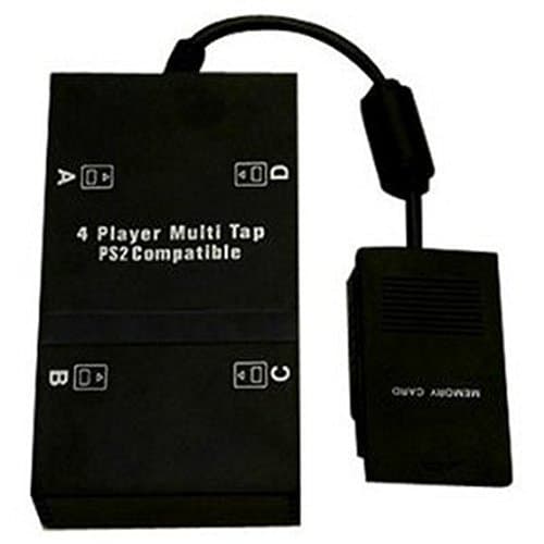 GSH 4 Players converter Multi-tap Multitap Controller Adapter for PlayStation 2 PS2 GPS2MT01