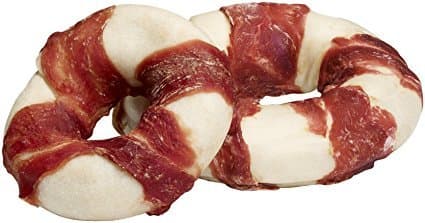 2 Pack Products K-9 Cookhouse Duck Jerky Wrapped Donut Dog Treat, 3.5 in