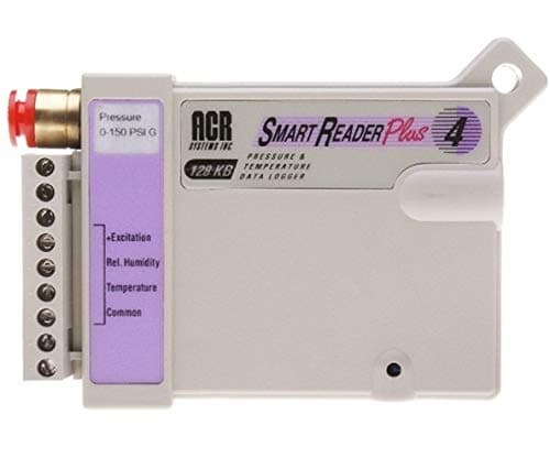 ACR Systems 01-0118 SmartReader Plus 4 4-Channel Pressure, Temperature and RH Data Logger, 128 KB, 100 Amp