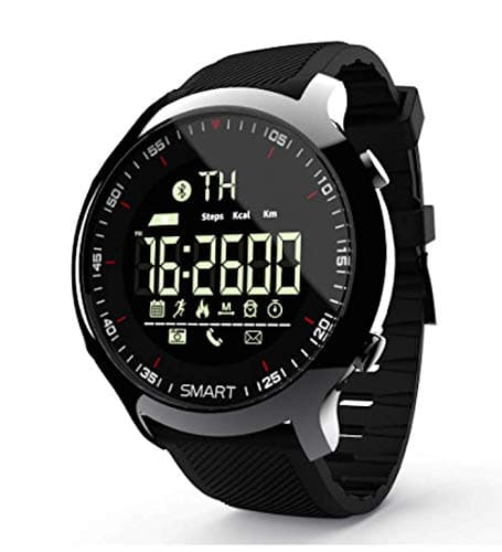 Celestech CTX18B Waterproof Activity Tracker with Pedometer, Call SMS Notification, Stop Watch (Black)