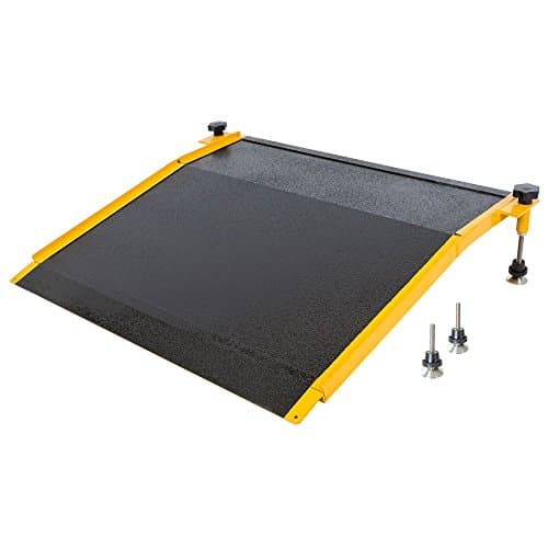 400 lb Capacity Aluminum Adjustable Curb Ramp