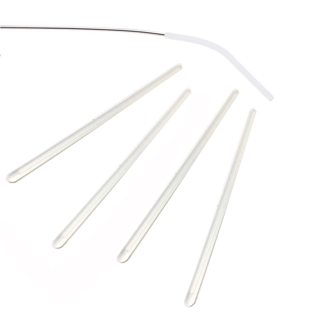Silicone Temple Tips for Thin 1.0mm thickness Wire Rimless Frames