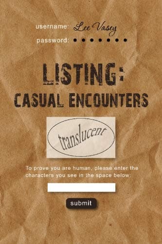 Listing: Casual Encounters Paperback – September 11, 2009