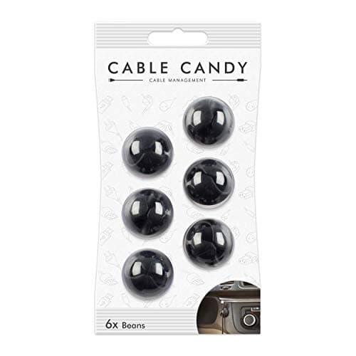 Cord Management & Cable Organizer - Cable Candy - Beans Black