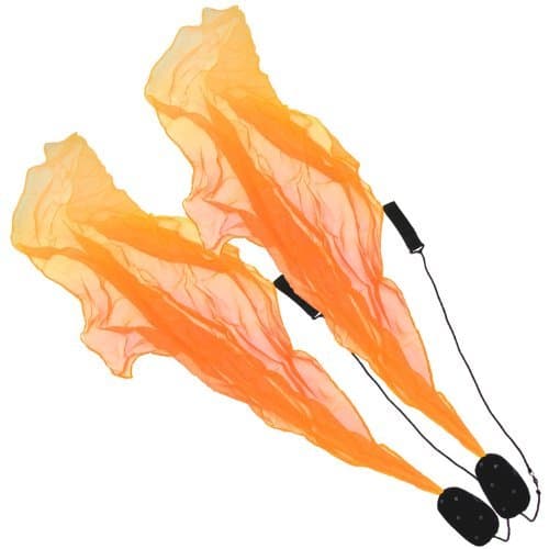 Orange Pyropixies Spiral Poi