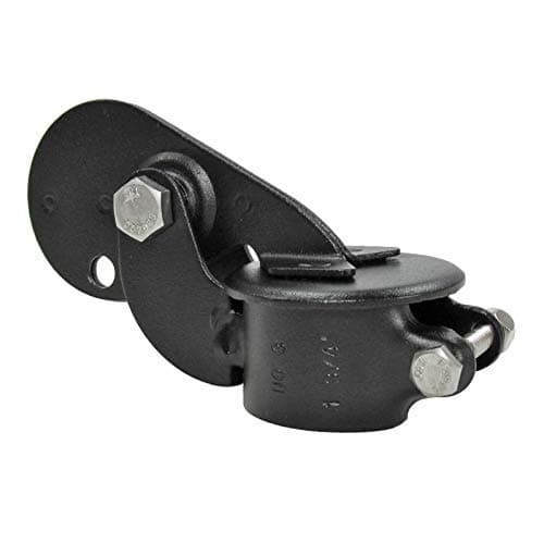 1-3/4" OD Motorcycle Exhaust Rain Cap Flapper - Custom Chopper Pipe Cap - Textured Black - Harley Bobber Cafe Racer Brat