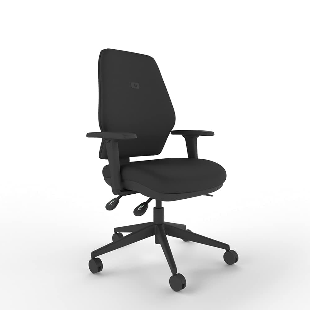 Response 500A Ergonomic Posture Office Chair with Height & Depth Adjustable Arms (Black)