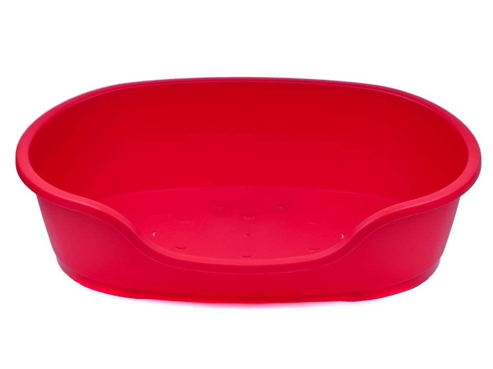 Do Not Disturb Plastic Dog Bed, 40 cm, Red