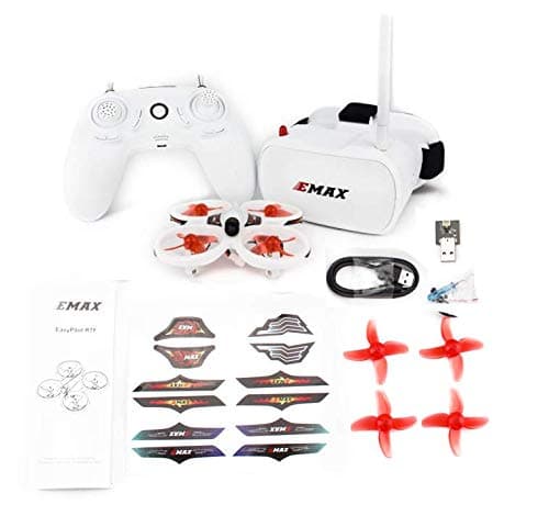 Tiny Hawk EMAX EZ Pilot Indoor Outdoor Racing FPV Drone RTF KIT for Kids and Beginners 5.8g With Goggles and Controller