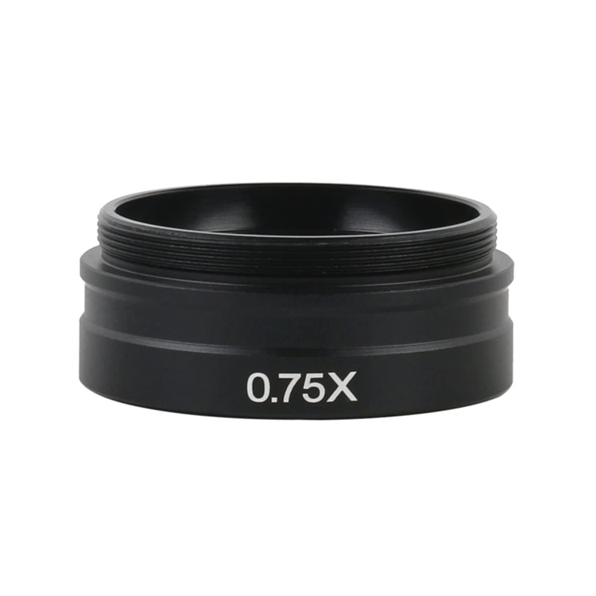 Microscope 0.3X 0.35X 0.5X 0.75X 1X 2.0X Auxiliary Barlow Objective Lens for 120X/180X/300X C-Mount Industrial Zoom Lens(0.75)
