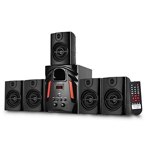 Krisons Genius-25 5.1 Channel Wireless Bluetooth Multimedia Speaker (Black)