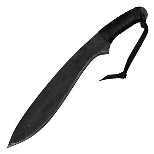 Kukri Machete with Carbon Sharp Blade Durable Heavy Duty Carbon Sharp Blade Durable Full Tang 19" Overall + Sheath