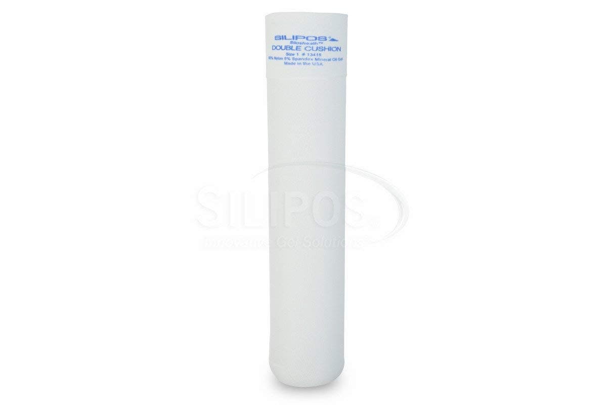 Silipos Double Cushion BK SiloSheath 13455 Prosthetic Liner – Medium/Regular Size, Allergy-Proof Stump Sock. Splints and Supports
