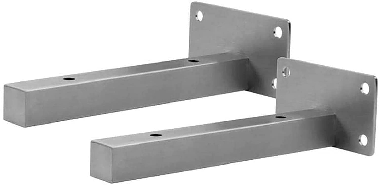 Shelf bracket 2Pcs Invisible Concealed Hidden Hardware Brace with Screwfix Shelf Bracket Heavy Duty Floating Shelf Brackets Iron Metal Wall Industrial Shelf Supports Brackets for shelves