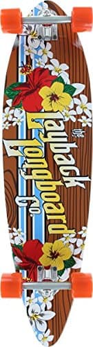 Layback Complete Wahinni Pintail Skateboard, 40'